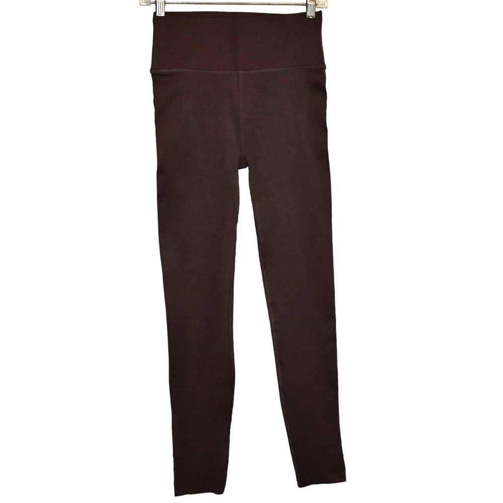 A8 NWT FABLETICS SCULP KNIT PURPLE High Waisted Leggings Pants Sz L $65